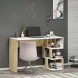 Skrivbord Hanah Home Dardanos Vit Ek Spånskiva 110x73,8x50 cm - Skrivbord - 8683342399920 - 1