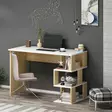 Skrivbord Hanah Home Dardanos Vit Ek Spånskiva 110x73,8x50 cm - Skrivbord - 8683342399920 - 2