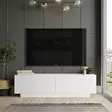 TV-bänk Hanah Home Fn1-W Vit Spånskiva 140x38,2x35,5 cm - TV-bänkar - 8683342403870 - 1