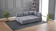 Hörnbäddsoffa Atelier del Sofa Fly Grå Polyester 210x280x70 cm - Soffor - 8681875112450 - 5