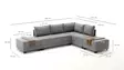 Hörnbäddsoffa Atelier del Sofa Fly Grå Polyester 210x280x70 cm - Soffor - 8681875112450 - 6