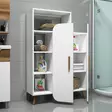 Bokhylla Hanah Home White Vit Spånskiva 90x132x32 cm - Bokhyllor - 8681875184020 - 2