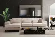 Hörnsoffa Atelier del Sofa Frido Ecru Polyester 304x190x92 cm - Soffor - 8682870193550 - 1