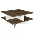 Soffbord Hanah Home Hamton Valnöt Vit Spånskiva 60x31,2x60 cm - Soffbord - 8681181428870 - 3