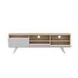 TV-bänk Hanah Home Brüksel Vit Ek Spånskiva 150x46x35 cm - TV-bänkar - 8682870115040 - 6