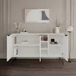 Konsolbord Hanah Home Clara Vit Spånskiva 142x83x35,6 cm - Byråer och skåp - 8683743096800 - 2