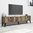 TV-bänk Hanah Home Lidya Valnöt Marmormönster Spånskiva 180x49x35 cm - TV-bänkar - 8681875807660 - 1