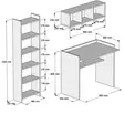 Skrivbord Hanah Home Matilda Vit Spånskiva 90x80x58 cm - Skrivbord - 8681875808230 - 4
