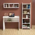 Skrivbord Hanah Home Matilda Vit Spånskiva 90x80x58 cm - Skrivbord - 8681875808230 - 2