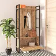 Hallmöbel Hanah Home Ml13A Furu Spånskiva 90x180x34 cm - Hallskåp - 8683342404280 - 4