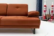 2-sits bäddsoffa Atelier del Sofa Mustang Orange Polyester 199x99x83 cm - Bäddsoffor - 8683342766630 - 3