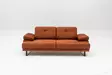 2-sits bäddsoffa Atelier del Sofa Mustang Orange Polyester 199x99x83 cm - Bäddsoffor - 8683342766630 - 5