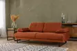 2-sits bäddsoffa Atelier del Sofa Mustang Orange Polyester 199x99x83 cm - Bäddsoffor - 8683342766630 - 2