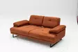 2-sits bäddsoffa Atelier del Sofa Mustang Orange Polyester 199x99x83 cm - Bäddsoffor - 8683342766630 - 7