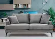 2-sits soffa Atelier del Sofa Papira Grå Polyester 175x90x88 cm - Soffor - 8681875774450 - 1