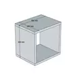 Vägghylla Hanah Home Box Vit Spånskiva 30x24x30 cm - Vägghyllor - 8681875207620 - 6