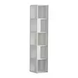 Bokhylla Hanah Home Piano Vit Spånskiva 34x161x34 cm - Bokhyllor - 8681875276350 - 2