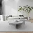 Soffbord Hanah Home Podium Vit Spånskiva 90x30x60 cm 85x35x30 cm - Soffbord - 8683342746830 - 1