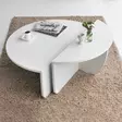 Soffbord Hanah Home Podium Vit Spånskiva 90x30x60 cm 85x35x30 cm - Soffbord - 8683342746830 - 5