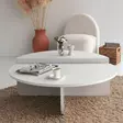 Soffbord Hanah Home Podium Vit Spånskiva 90x30x60 cm 85x35x30 cm - Soffbord - 8683342746830 - 4