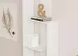 Bokhylla Hanah Home Wand Vit Spånskiva 50x160x19,6 cm - Bokhyllor - 8681875449440 - 3