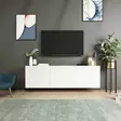 TV-bänk Hanah Home White Vit Spånskiva 150x44x31 cm - TV-bänkar - 8682870286610 - 1