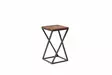 Sidobord Hanah Home X Ayakl? Brun Svart Spånskiva Metall 35x63x35 cm - Sidobord och extrabord - 8683342719360 - 2