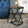 Sidobord Hanah Home X Ayakl? Brun Svart Spånskiva Metall 35x63x35 cm - Sidobord och extrabord - 8683342719360 - 1