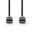 Displayport-kabel | DisplayPort Hane | DisplayPort Hane | 4K@60Hz | Guldplaterad | 2.00 m | Rund | PVC | Antracit | Låda - Dator och nätverk - 5412810263820 - 6