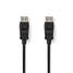 Displayport-kabel | DisplayPort Hane | DisplayPort Hane | 4K@60Hz | Guldplaterad | 2.00 m | Rund | PVC | Svart | Låda - Dator och nätverk - 5412810288540 - 2