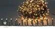 Julbelysning | Kompaktkluster | 400 LED's | Varm Vit | 8.00 m | Ljuseffekter: 7 | Inomhus eller Utomhus | Strömadapter - Ljusslingor - 5412810407200 - 90