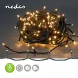Julbelysning | Sträng | 180 LED's | Varm Vit | 13.50 m | Ljuseffekter: 7 | Inomhus eller Utomhus | Strömadapter - Ljusslingor - 5412810407170 - 5