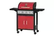 Kaasugrilli Monterey 3+1 punainen - Gasolgrillar - 6410413128620 - 6