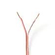 Högtalarkabel | 2 x 1.50 mm² | CCA | 100.0 m | Rund | PVC | Transparent | Emballage - Ljudkablar - 5412810312580 - 1