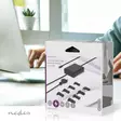 Notebook Adapter | GaN | 100 W | 5 / 9 / 12 / 15 / 20 V DC | 3.0 / 5.0 A | Apparat: Notebook / Smartphone / Tablet | Euro / Typ-C (CEE 7/16) - Allmänna strömförsörjningar och adaptrar - 5412810441150 - 5