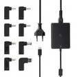 Notebook Adapter | GaN | 100 W | 5 / 9 / 12 / 15 / 20 V DC | 3.0 / 5.0 A | Apparat: Notebook / Smartphone / Tablet | Euro / Typ-C (CEE 7/16) - Allmänna strömförsörjningar och adaptrar - 5412810441150 - 30