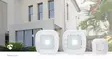 Trådlösa dörrklockan | Strömadapter | 220 - 240 V AC 50 Hz | 1x CR2032 | Volym: 80 dB | Signalområde: 300 m | IP44 | Justerbar volym | 36 Melodier | 2 Mottagare | Vit - Dörrklockor och dörrkameror - 5412810327980 - 90