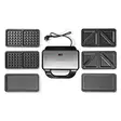 Multi Grill | Grill / Sandwich / Waffle | 900 W | 28 x 15 cm | Automatisk temperaturkontroll | Plast / Rostfritt stål - Smörgåsgrillar och brödrostar - 5412810399000 - 75
