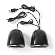 PC-högtalare | 2.0 | 12 W | 3.5 mm Hane | USB ström | Volymkontroll - Datorhögtalare - 5412810266760 - 75