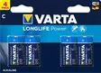 Paristo Varta Longlife Extra C 4 kpl - Alkaliska batterier - 4008496525300 - 1