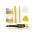 Phone/tablet repair set | 17-in-1 | Läsplatta / PC / Smartphone | ABS / Metall | Philips bits | Slitsade bits | Pentalobe-bits | Tri-wing-bits - Handverktyg - 5412810287420 - 75