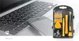 Phone/tablet repair set | 17-in-1 | Läsplatta / PC / Smartphone | ABS / Metall | Philips bits | Slitsade bits | Pentalobe-bits | Tri-wing-bits - Handverktyg - 5412810287420 - 90