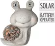 Trädgårdsdekoration Snigel 31 cm Solar - Solcellslampor - 8720573468060 - 2