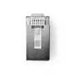 RJ45-kontakt | Hane | Solid STP CAT6 | Rak | Guldplaterad | 10 st. | Polycarbonate | Transparent | Låda - Dator och nätverk - 5412810289370 - 1