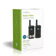 Walkie-talkie Set | 2 handenheter | Upp till 6 km | Frekvens kanaler: 8 | PTT / VOX | 180 min | Hörlursuttag | 2 Headset | Svart - Walkie-talkies och megafoner - 5412810408610 - 69