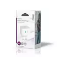 Väggladdare | 45 W | GaN | PD3.0 45W | 2.25 A / 3.0 A | Antal utgångar: 2 | 2x USB-C | Automatiskt val av Spänning | Vit - Nätladdare - 5412810448180 - 67