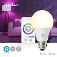 SmartLife Full Färg Glödlampa | E27 | 806 lm | 9 W | RGB / Varm till cool vit | 2700 - 6500 K | Android / IOS | Glödlampa | 1 st. - Ljuskällor - 5412810335480 - 5