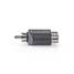 Subwoofer Adapter | RCA Hane | 2x RCA Hona | Nickelplaterad | Rak | ABS | Svart | 1 st. | Låda - Ljudadaptrar - 5412810288410 - 2