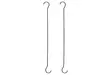 Hängkrok svart 60 cm 2 st Tarmo - Krokar och konsoler - 6410413305410 - 1