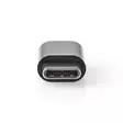 USB-C Adapter | USB 2.0 | USB-C Hane | USB Micro-B Hona | 480 Mbps | Rund | Guldplaterad | Antracit | Låda - Dator och nätverk - 5412810336050 - 10